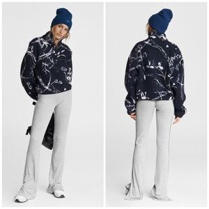 Rag & Bone Floral Sherpa  Pullover Relaxed Fit Sweater size large